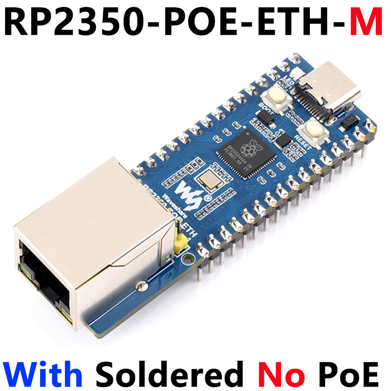 Raspberry Pi Pico 2 RP2350A PoE ETH Ethernet Module W6300