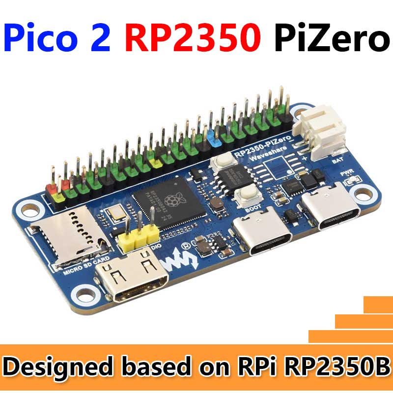 Raspberry Pi Pico 2 RP2350B RP2350-PiZero Development Board PSRAM DVI For HDMI