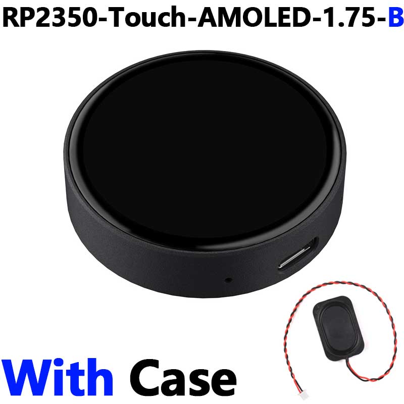 Raspberry Pi Pico 2 RP2350 1.75-inch AMOLED 1.75inch Round TouchScreen Display QMI8658 6-axis GPS