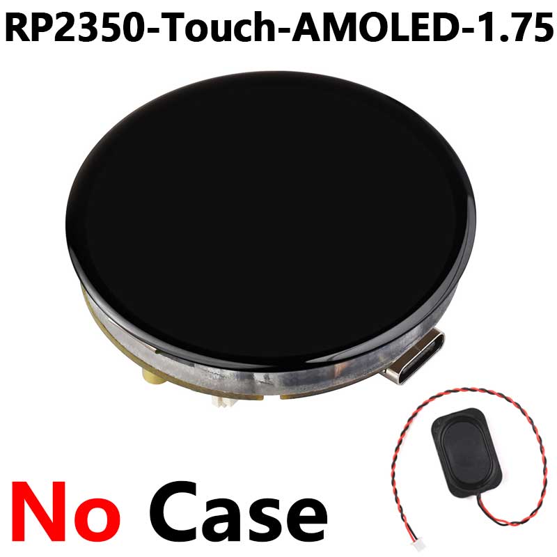 Raspberry Pi Pico 2 RP2350 1.75-inch AMOLED 1.75inch Round TouchScreen Display QMI8658 6-axis GPS
