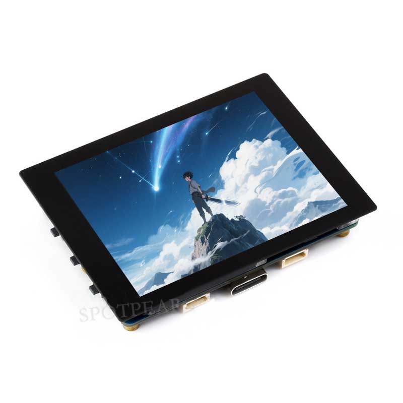 Raspberry Pi Pico 2 RP2350B 2.41 inch AMOLED Development Board QSPI Display TouchScreen 450x600 RM690BO FT6336 QMI8658