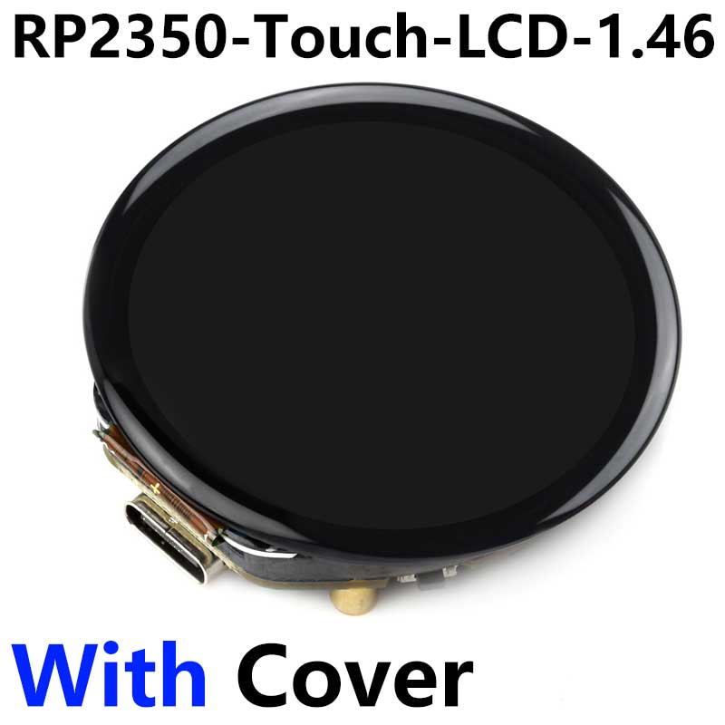 Raspberry Pi Pico 2 RP2350B 1.46 inch Round LCD Touch Display 412x412 HMI LVGL QMI8658 6-axis 65K Colors