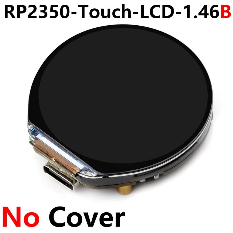 Raspberry Pi Pico 2 RP2350B 1.46 inch Round LCD Touch Display 412x412 HMI LVGL QMI8658 6-axis 65K Colors