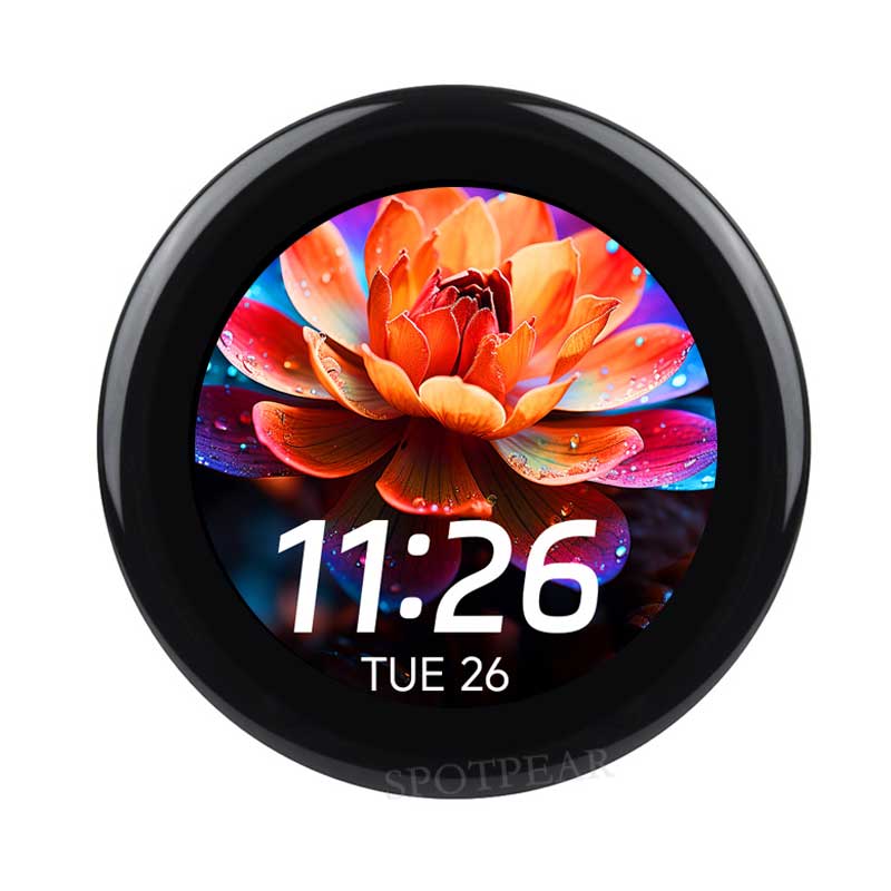 Raspberry Pi Pico 2 RP2350B 2.1 inch Round LCD Touch Display 480x480 HMI LVGL QMI8658 6-axis 65K Colors