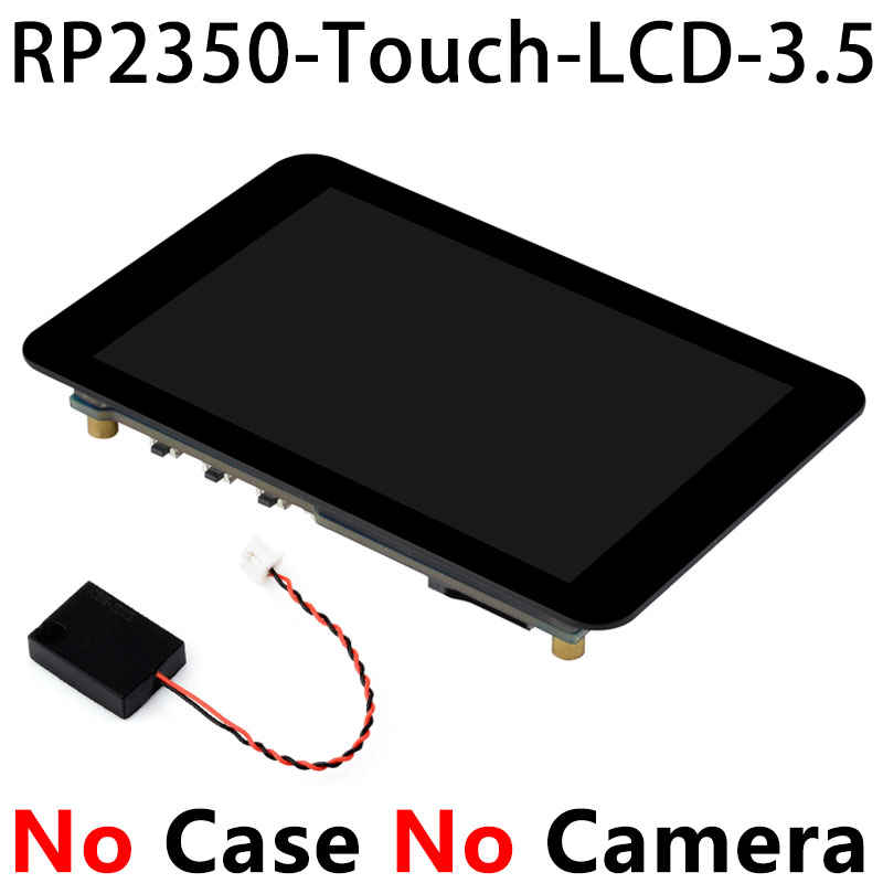 Raspberry Pi Pico 2 RP2350 3.5 inch LCD Capacitive 3.5inch TouchScreen Development Board 240x320 Display QMI8658 6-Axis /OV5640 Camera /SD /Battery Po