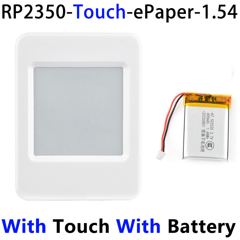 Raspberry Pi Pico 2 RP2350A 1.54inch TouchScreen 1.54 inch ePaper Display Development Board 200×200