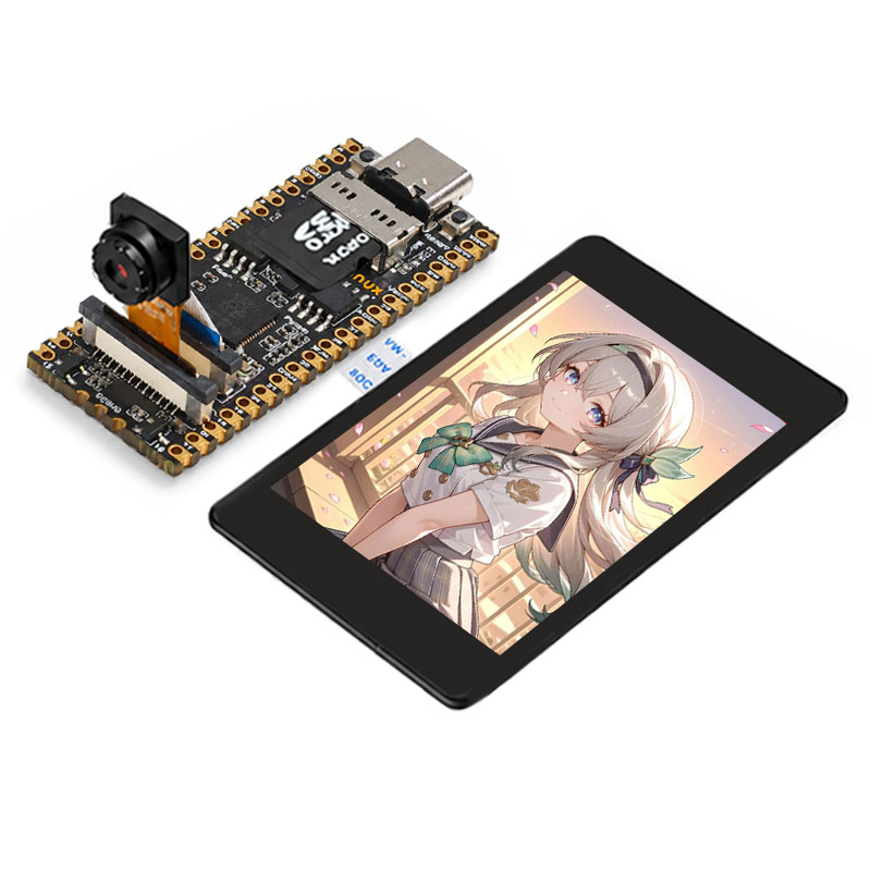 Raspberry Pi Pico 2 Pro RP2350A Linux PSRAM-8MB Development Board Display TouchScreen Camera