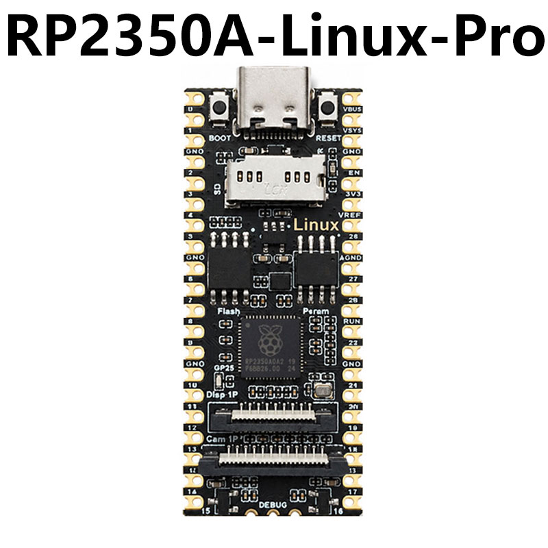 Raspberry Pi Pico 2 Pro RP2350A Linux PSRAM-8MB Development Board Display TouchScreen Camera