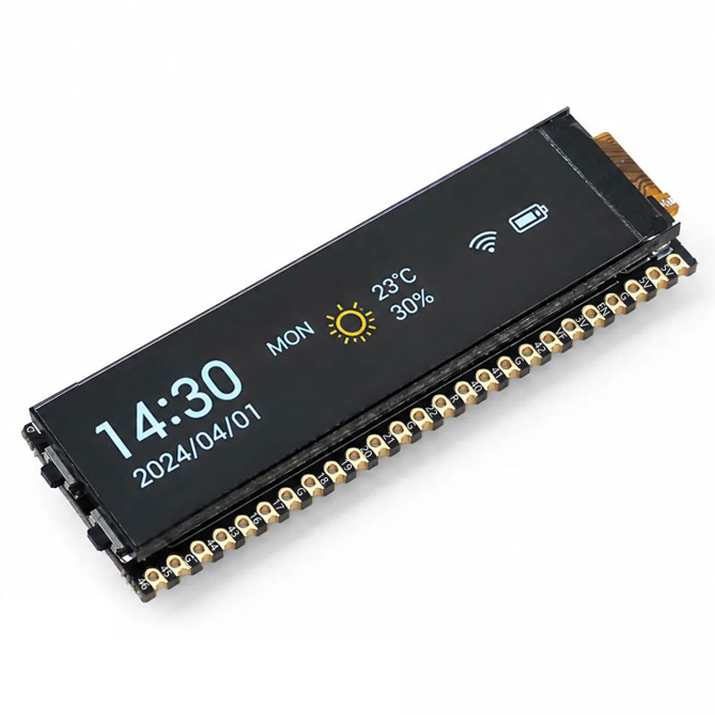 Raspberry Pi Pico 2 RP2350 2.25inch LCD Display Development Board RGB Lighting 76×284