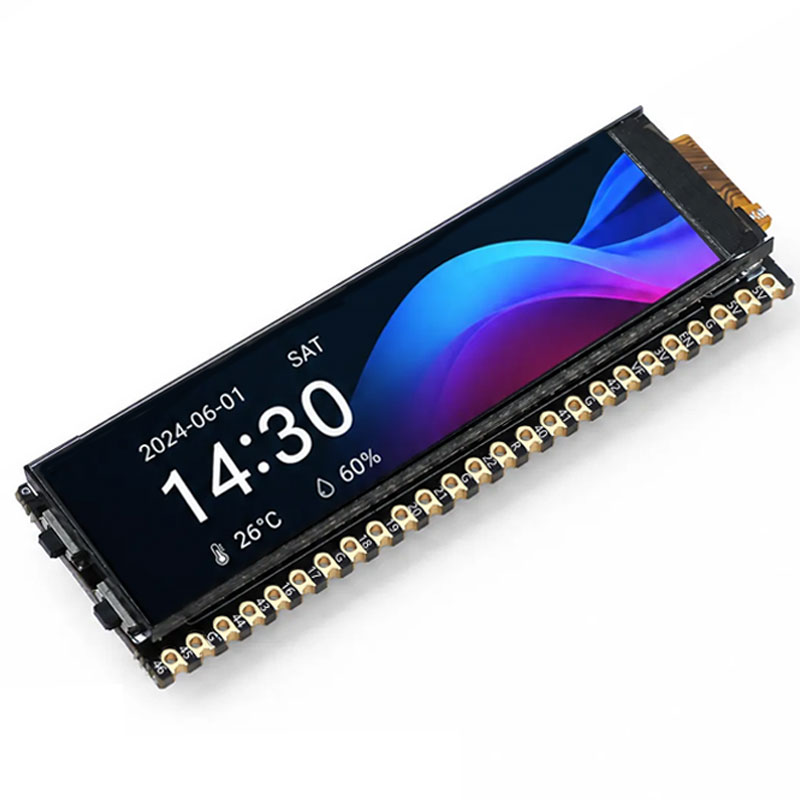 Raspberry Pi Pico 2 RP2350 2.25inch LCD Display Development Board RGB Lighting 76×284
