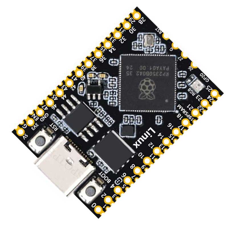 Raspberry Pi Pico 2 Tiny RP2350B RP2350-Linux Mini Development Board with PSRAM-8MB Or Without PSRAM