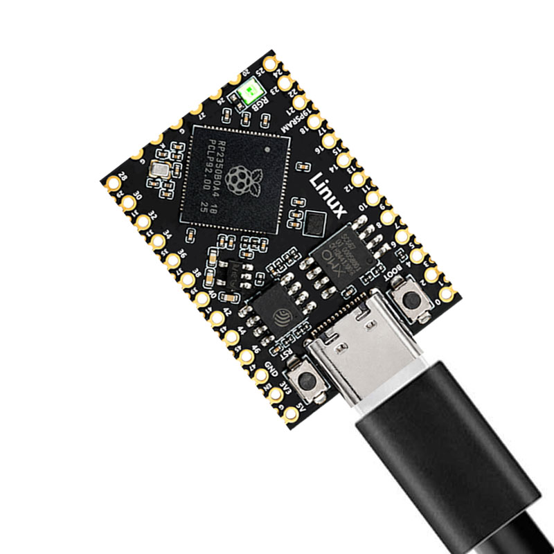 Raspberry Pi Pico 2 Tiny RP2350B RP2350-Linux Mini Development Board with PSRAM-8MB Or Without PSRAM