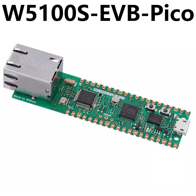 Raspberry Pi Pico 2 RP2350/RP2040  W5100S-EVB-Pico W6300-EVB-Pico2 Ethernet Development Board ETH RJ45
