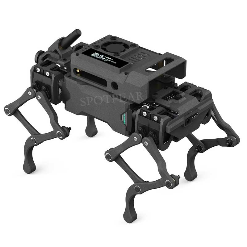 Raspberry Pi Robot Dog Wavego Pro 12 quadruped ESP32 ESP-NOW color recognition and self-balancing control