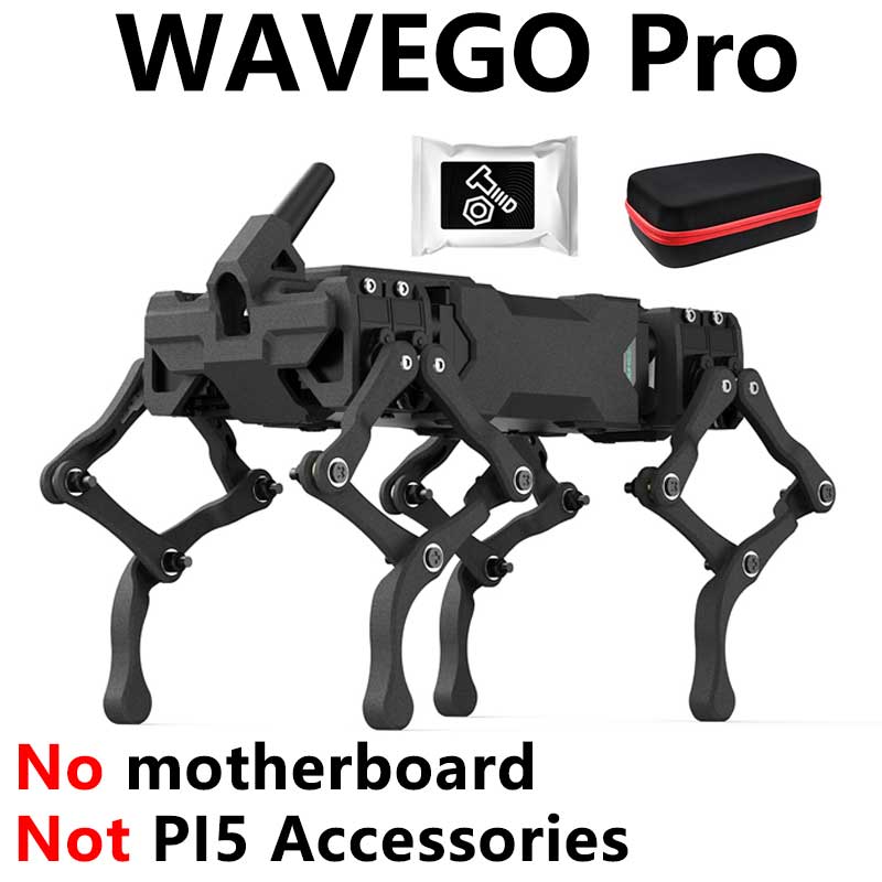 Raspberry Pi Robot Dog Wavego Pro 12 quadruped ESP32 ESP-NOW color recognition and self-balancing control