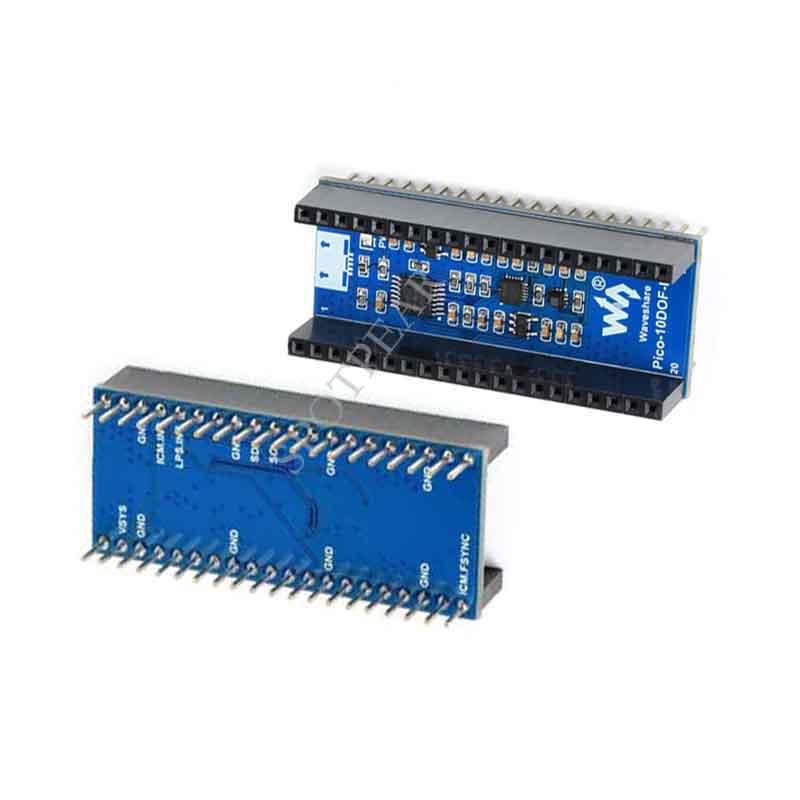Raspberry Pi Pico 10 DOF IMU Sensor Module Onboard ICM20948 and LPS22HB Chip