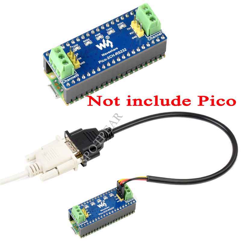 Raspberry Pi Pico 2 Channel RS232 Module SP3232EEN Transceiver UART To RS232