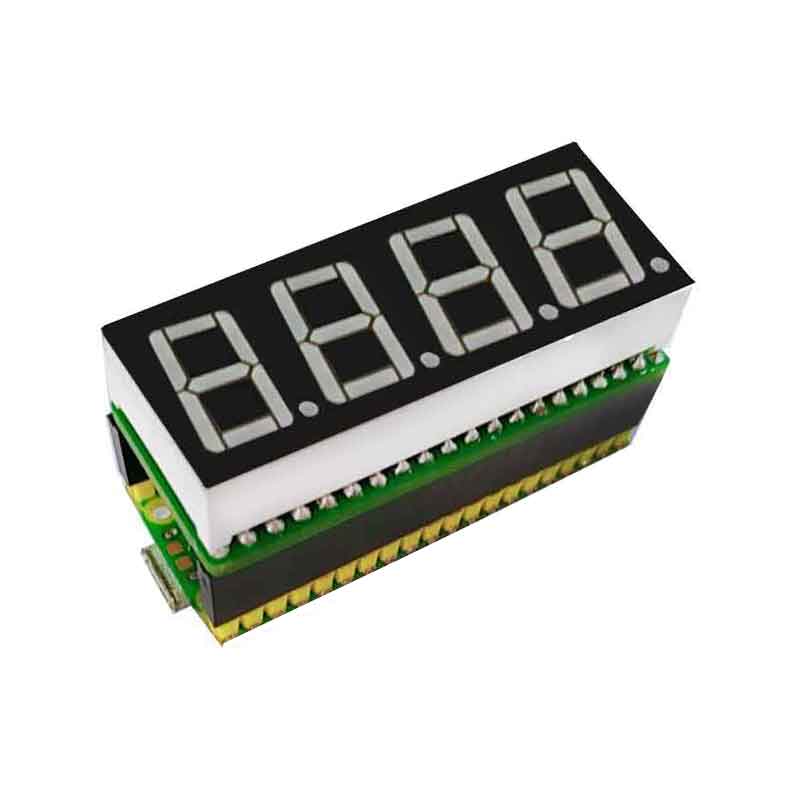 Raspberry Pi Pico 4 digit 8 segment Display Module LED Digital tube Display Module Parallel port