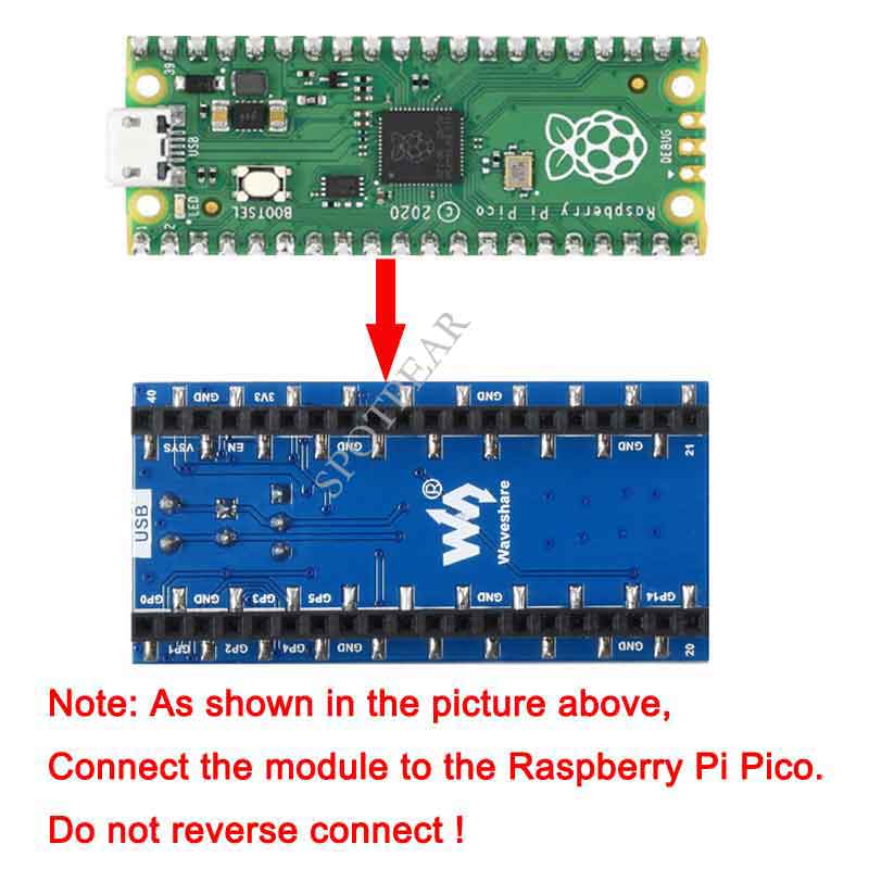 Raspberry Pi Pico expansion board CAN A Module with UART interface