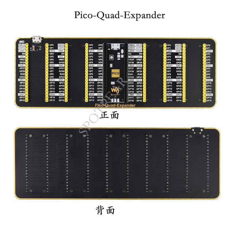 Raspberry Pi Pico Pico Dual / Quad Expander Two Sets of Male Headers