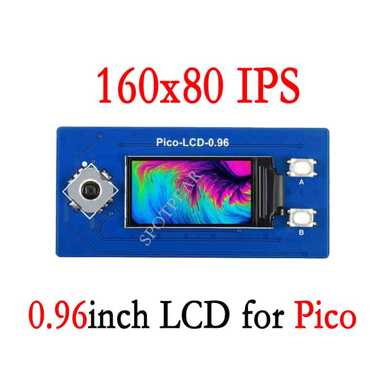 Raspberry Pi Pico 0.96inch LCD Display Module 0.96 inch Screen  65K Colors 160×80 SPI