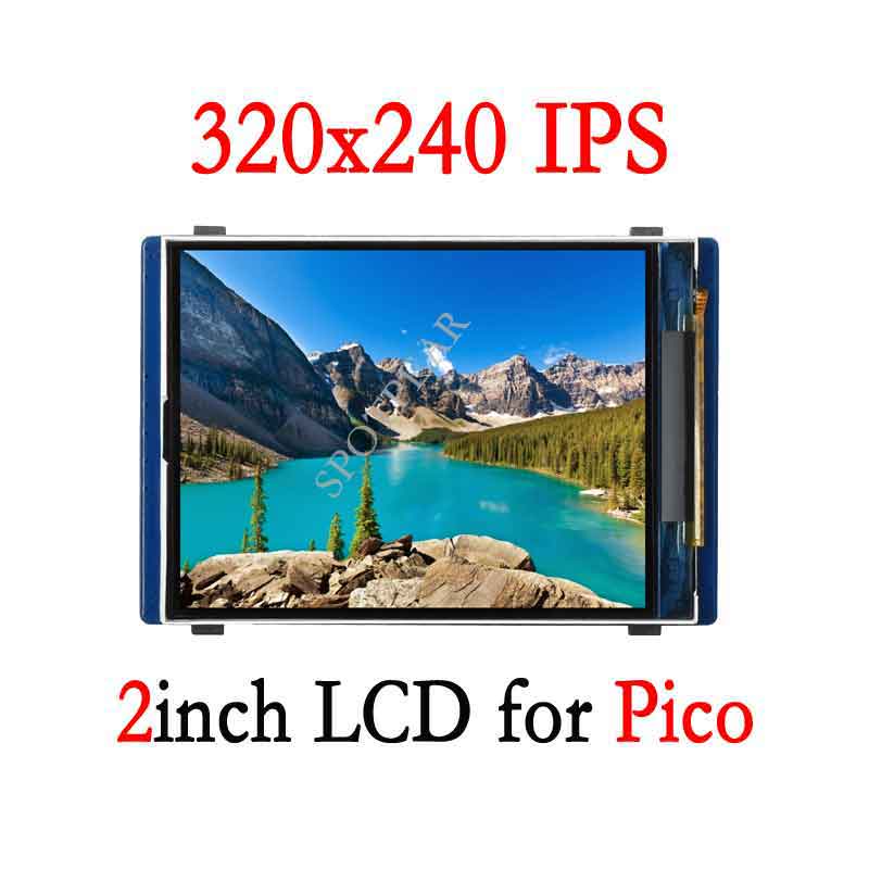 Raspberry Pi Pico 2inch LCD Display Module 2 inch Screen 65K Colors 320×240 SPI