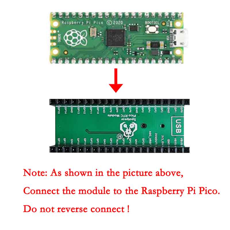 Raspberry Pi Pico RTC Module DS1302/DS3231