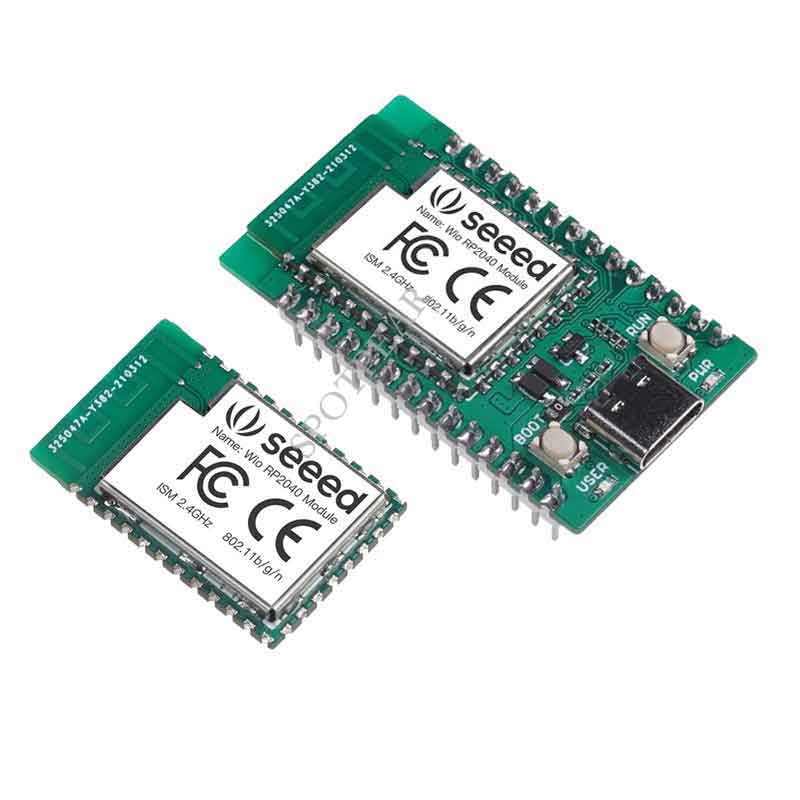 Raspberry Pi Pico Wio RP2040 Module Carrier Board WiFi Chip 2.4G Wireless Mini Development Board