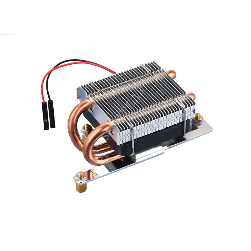 VisionFive2 CPU Cooling Fan U-Shaped Copper Tube Cooling Fins Low-profile Ice Tower Fan