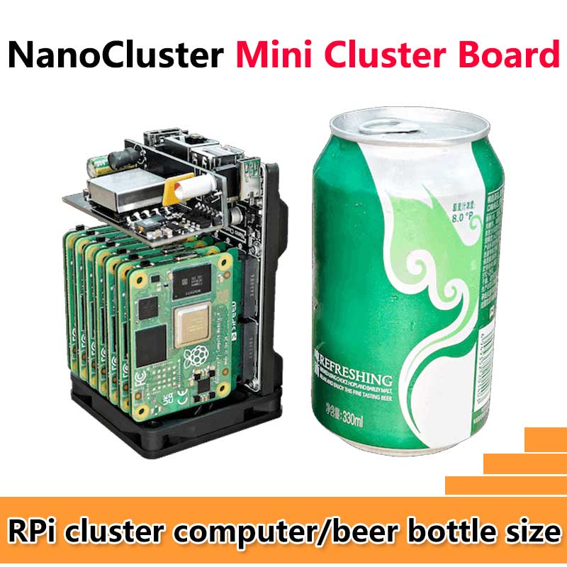 【Pre-sale, Ship starts in 2 months】Sipeed NanoCluster Mini Cluster Board mini data center For Raspberry Pi CM45 / Computer /LM3H /M4N