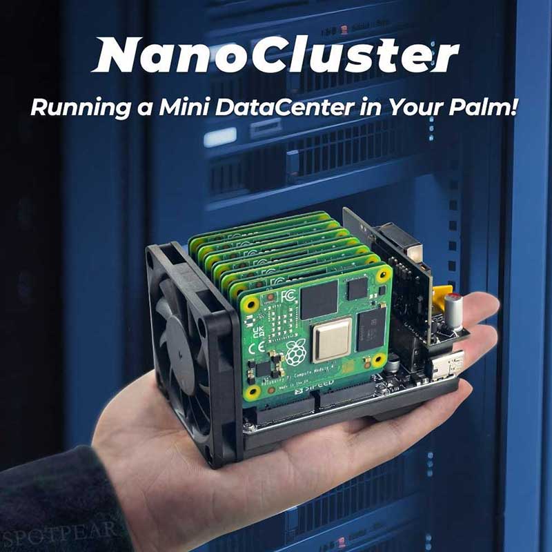 【Pre-sale, Ship starts in 2 months】Sipeed NanoCluster Mini Cluster Board mini data center For Raspberry Pi CM45 / Computer /LM3H /M4N