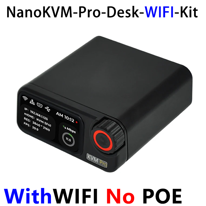 Sipeed NanoKVM-Pro 4K IP-KVM Remote Control Operation and Maintenance Server