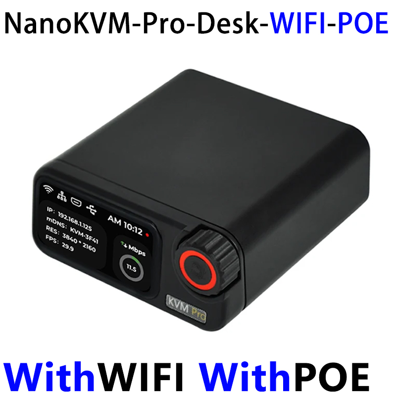 Sipeed NanoKVM-Pro 4K IP-KVM Remote Control Operation and Maintenance Server