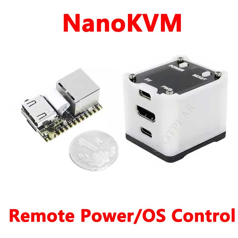 Sipeed NanoKVM Cube KVM HDMI Remote OS Control Manager Install /Power Control /Remote Desktop Server UART