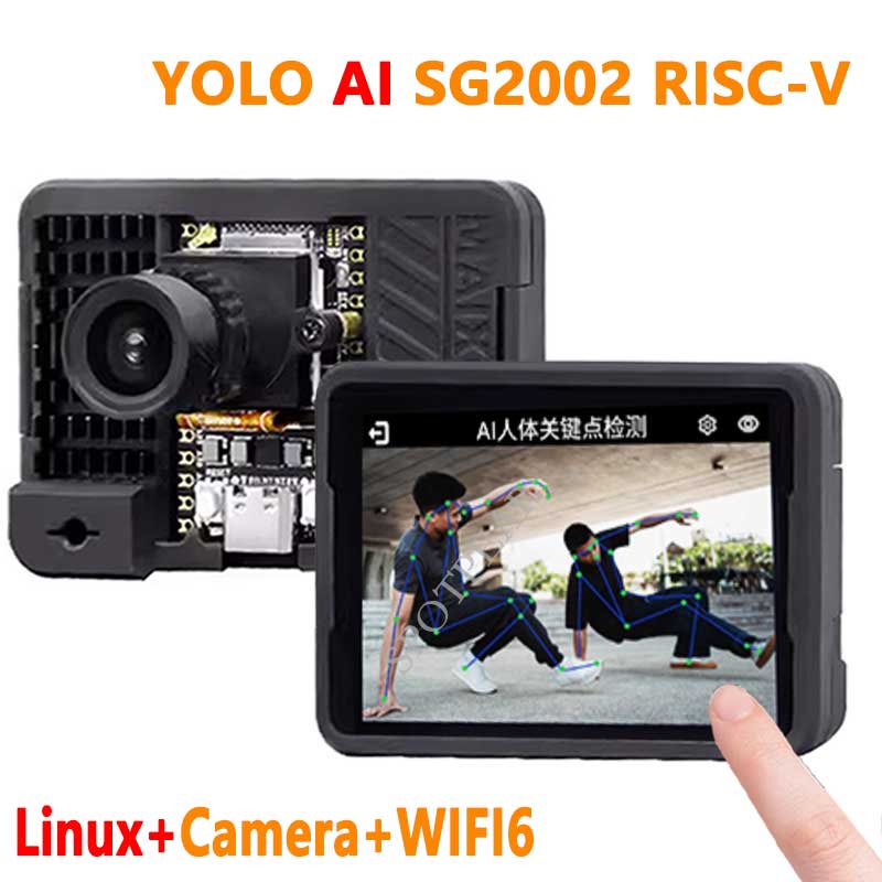 Sipeed MaixCAM SG2002 RISC-V AI Camera Kit with Screen Audio WIFI6 Linux Board